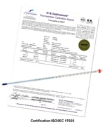 H-B Instrument™ Durac™ Plus™ Calibrated Partial Immersion Thermometers